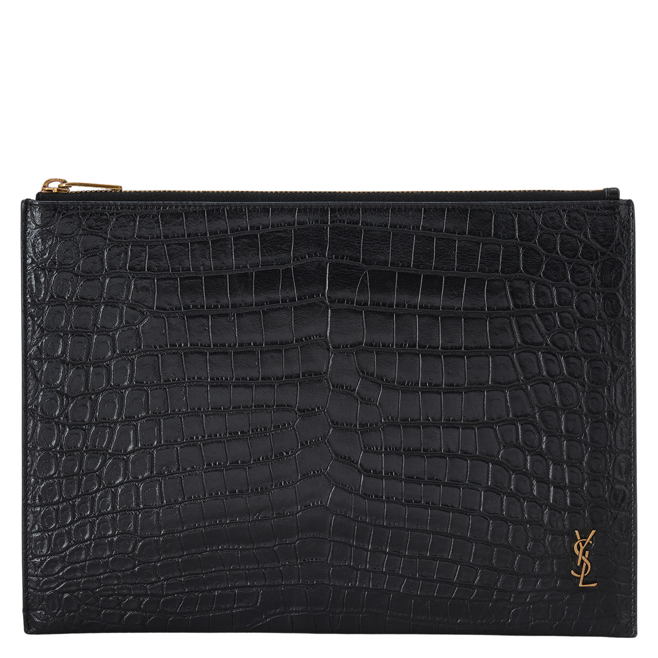 YVES SAINT LAURENT(USED)생로랑 607779 크로커다일 패턴 타이니 클러치